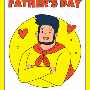 Father’s Day Writing and Coloring Book