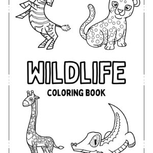 Wild Animal Coloring Book