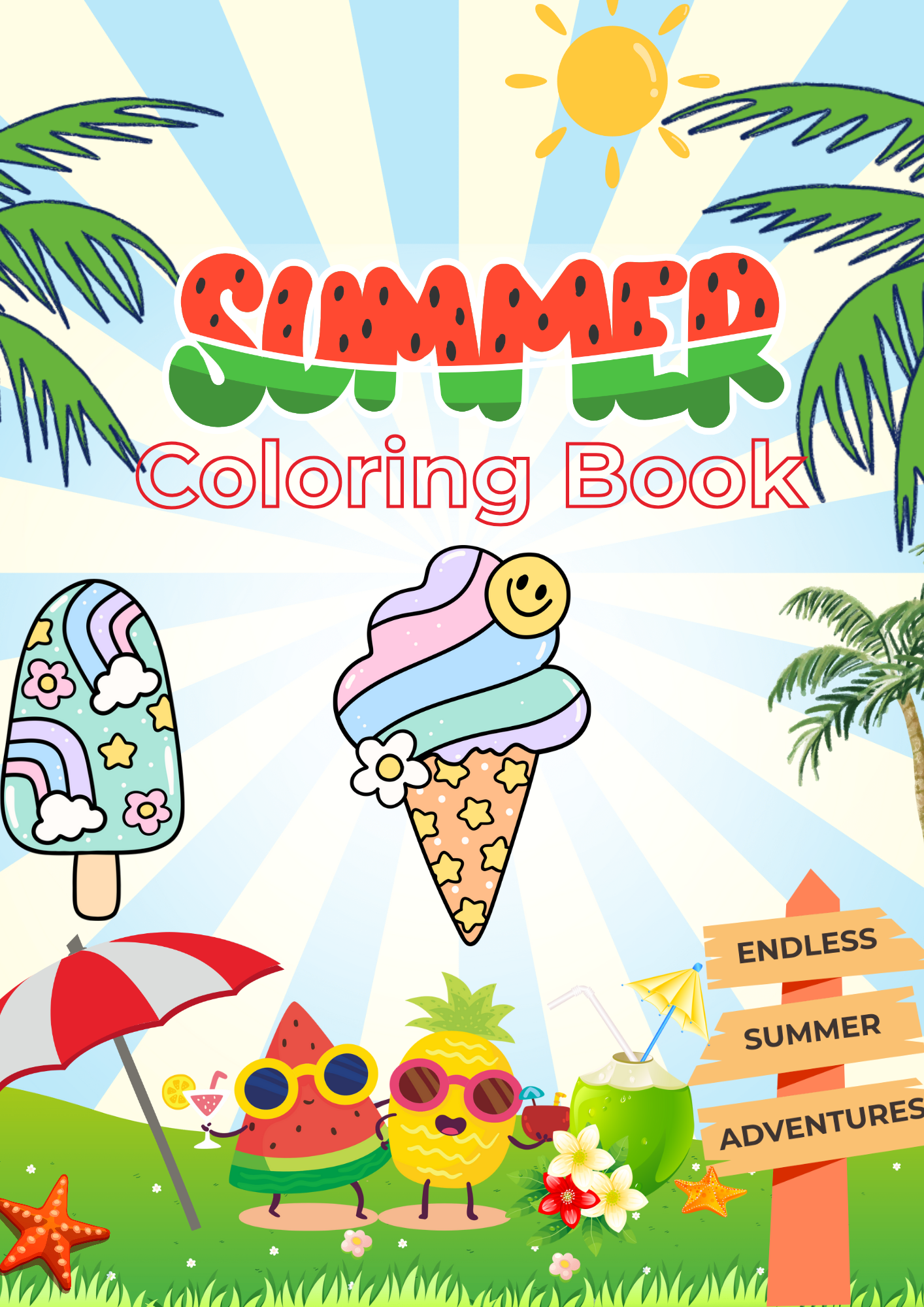Summer Coloring Book