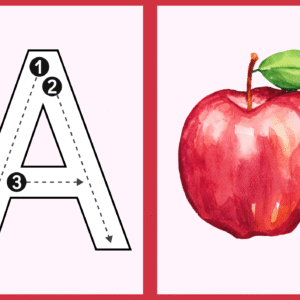 Uppercase Letter Tracing Flashcards