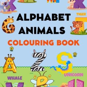 A to Z Alphabet Animals Coloring Book