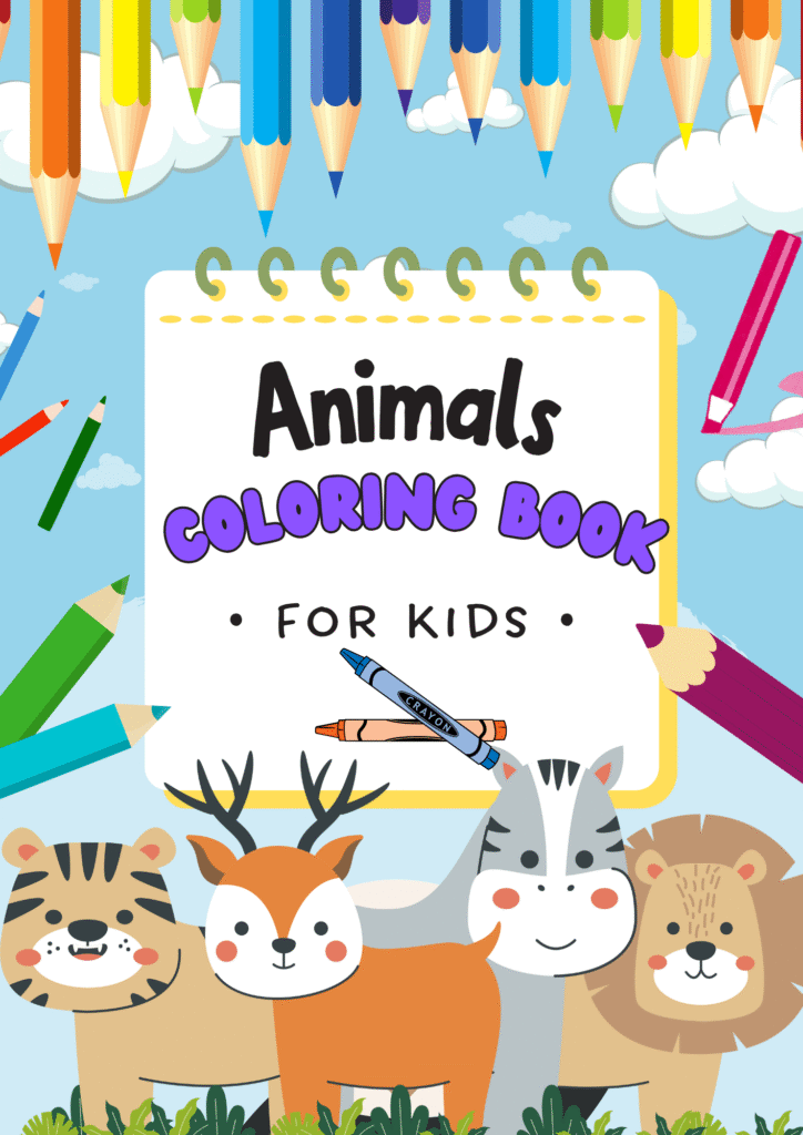 Animals free Coloring Book for Kids