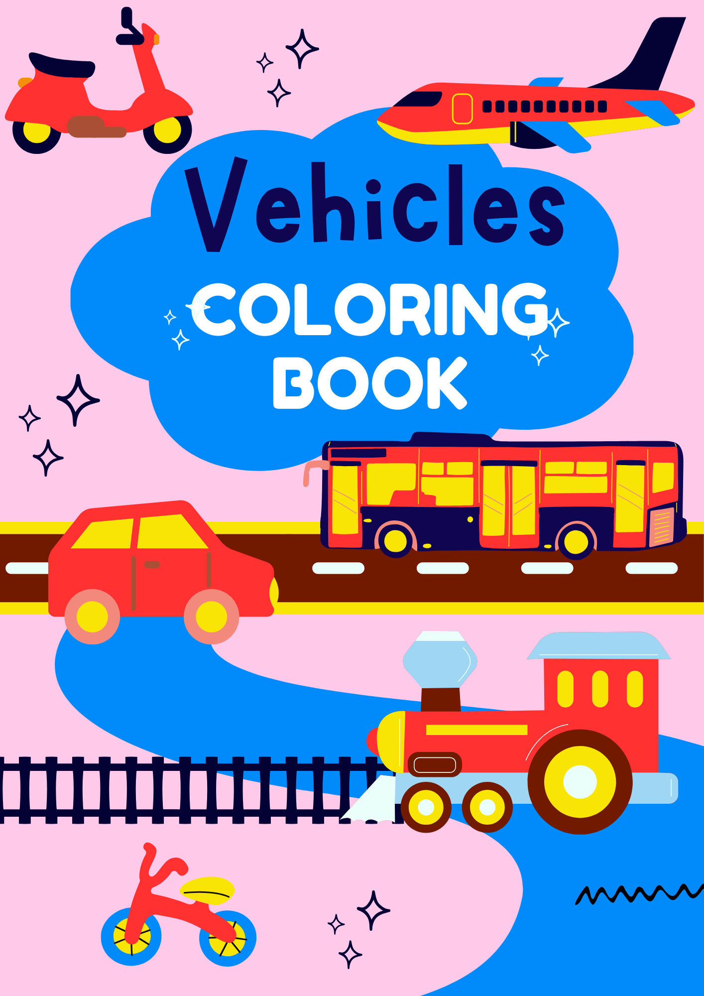 Vehicles Coloring Pages