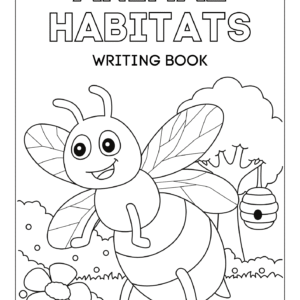 Animal Habitats Writing and Coloring Book