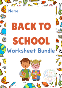 Back to School Worksheet Bundle