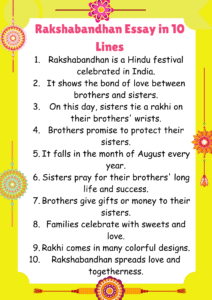 Rakshabandhan Essay in English