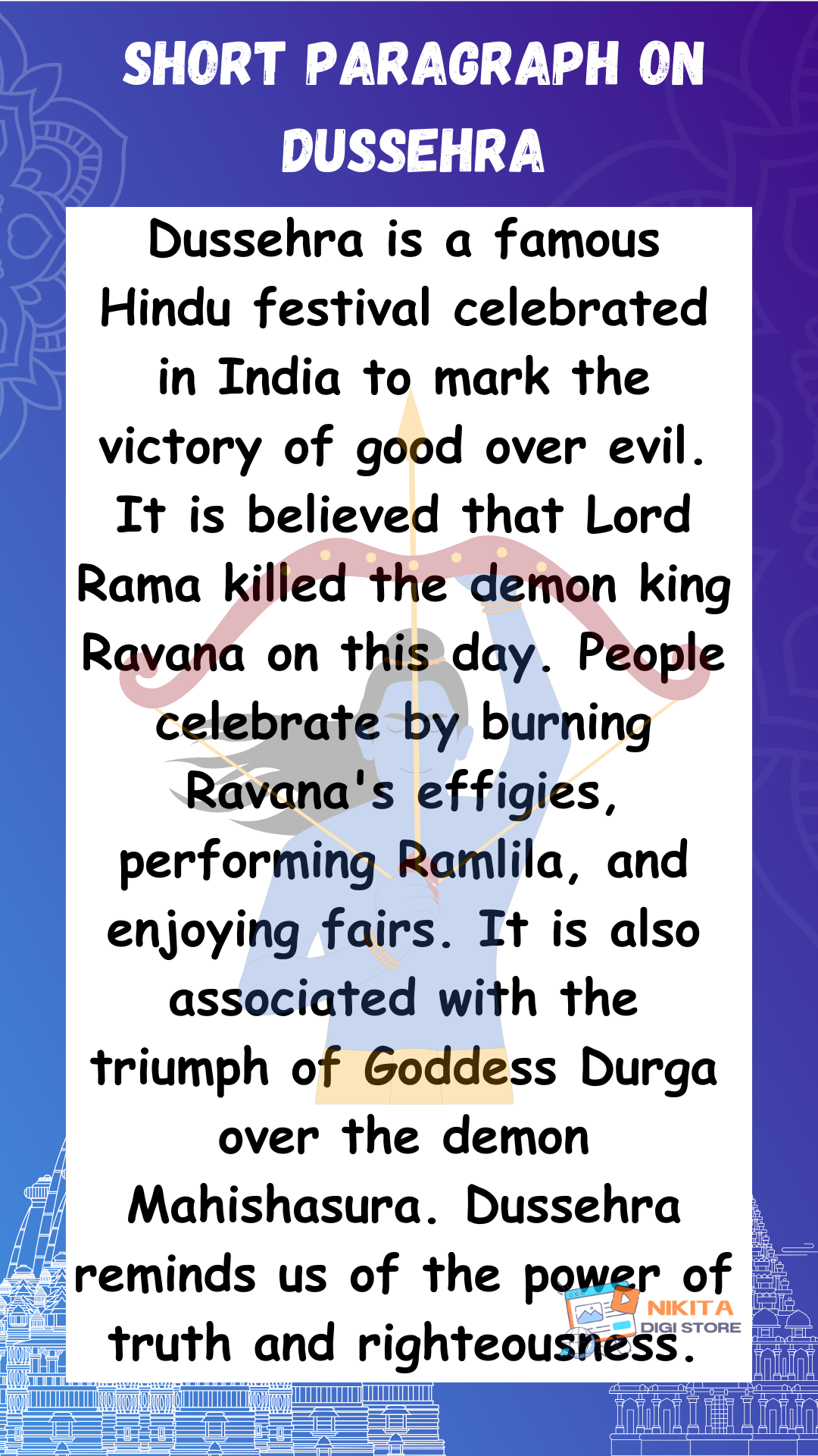 Essay on Dussehra