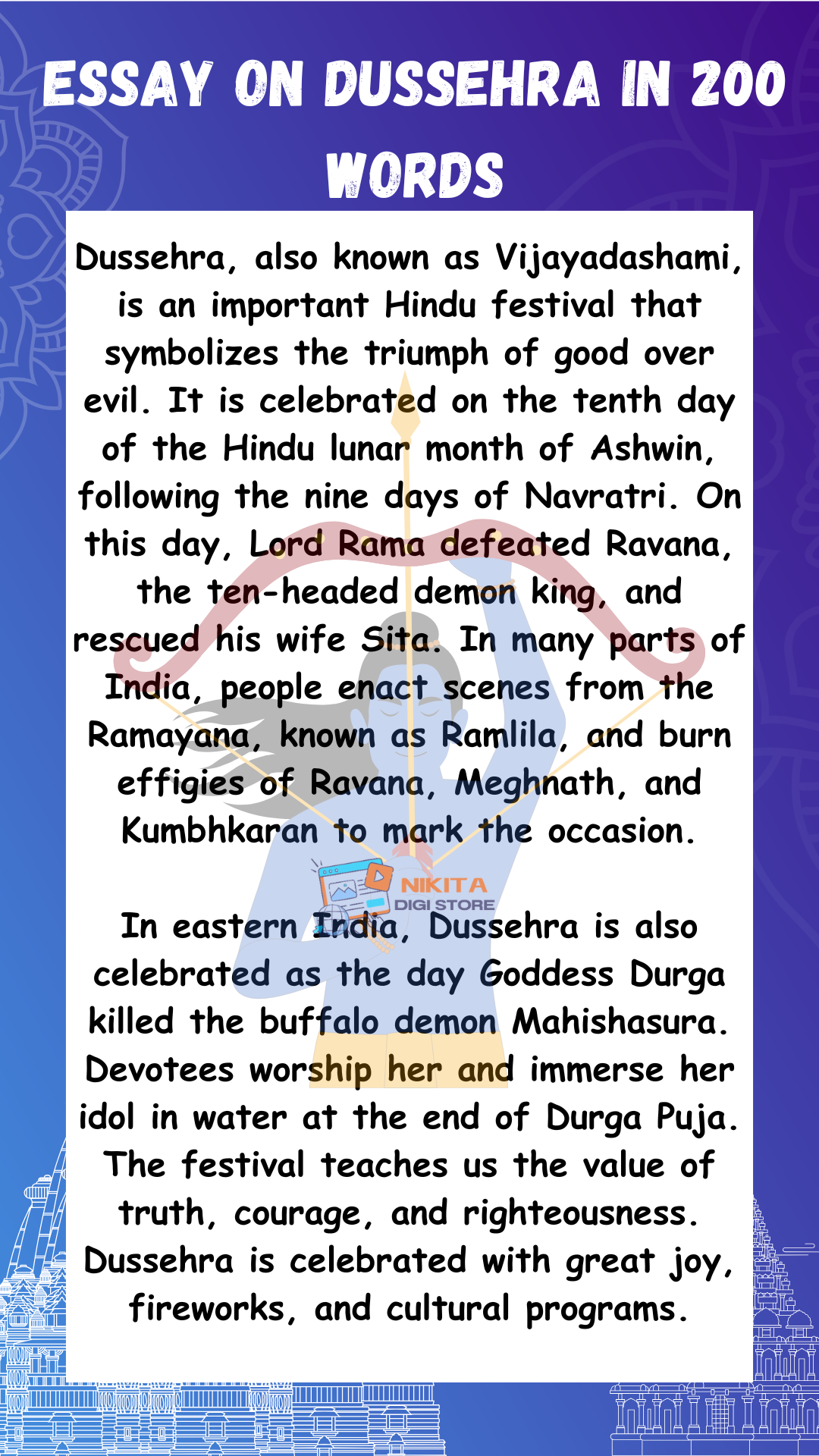 Essay on Dussehra