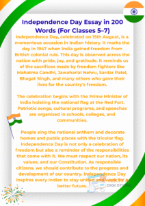 Essay on Independence Day