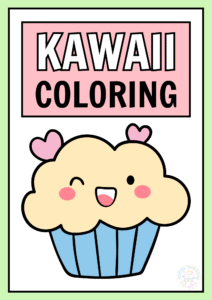 Kawaii Food Coloring Worksheets
