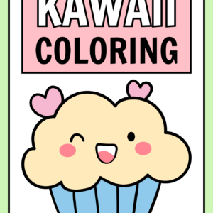 Kawaii Food Coloring Worksheets