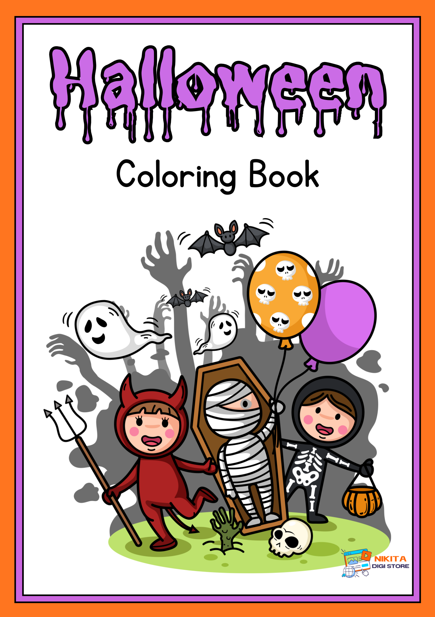 Halloween Coloring Book