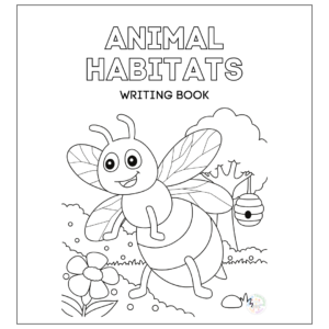 Animal Habitats Writing and Coloring Book