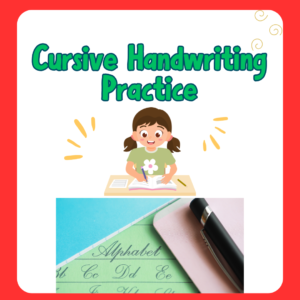 Cursive Handwriting Practice Worksheet