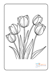 Flowers Coloring Book