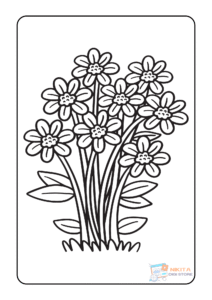 Flowers Coloring Book