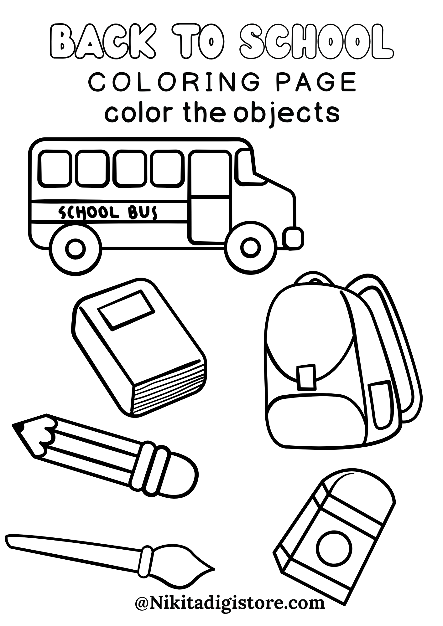 Back-to-School Coloring Pages