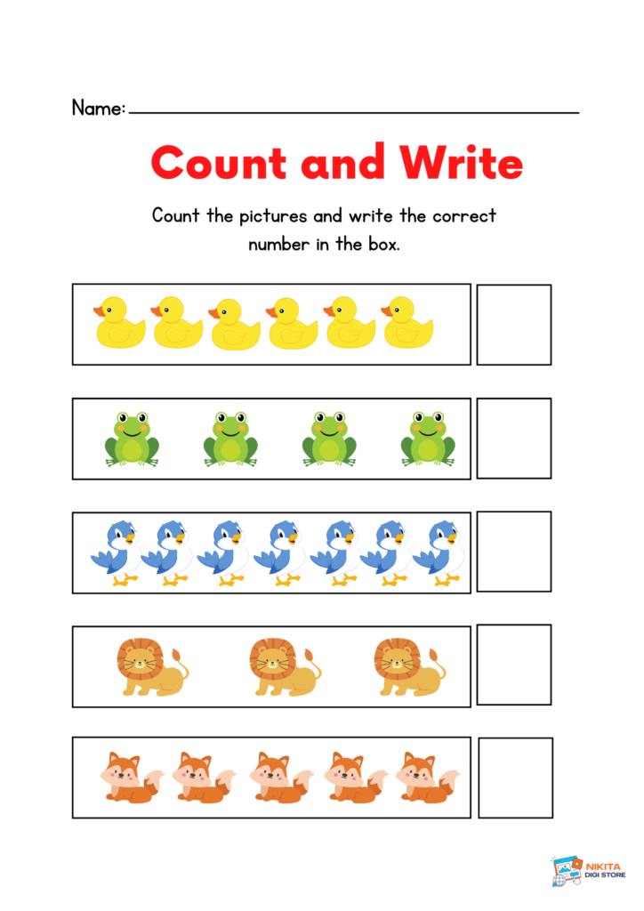 printable worksheets for preschoolers