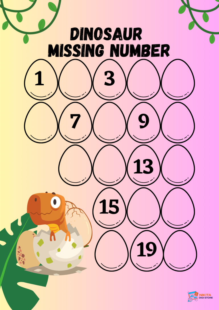 Missing Numbers Worksheets