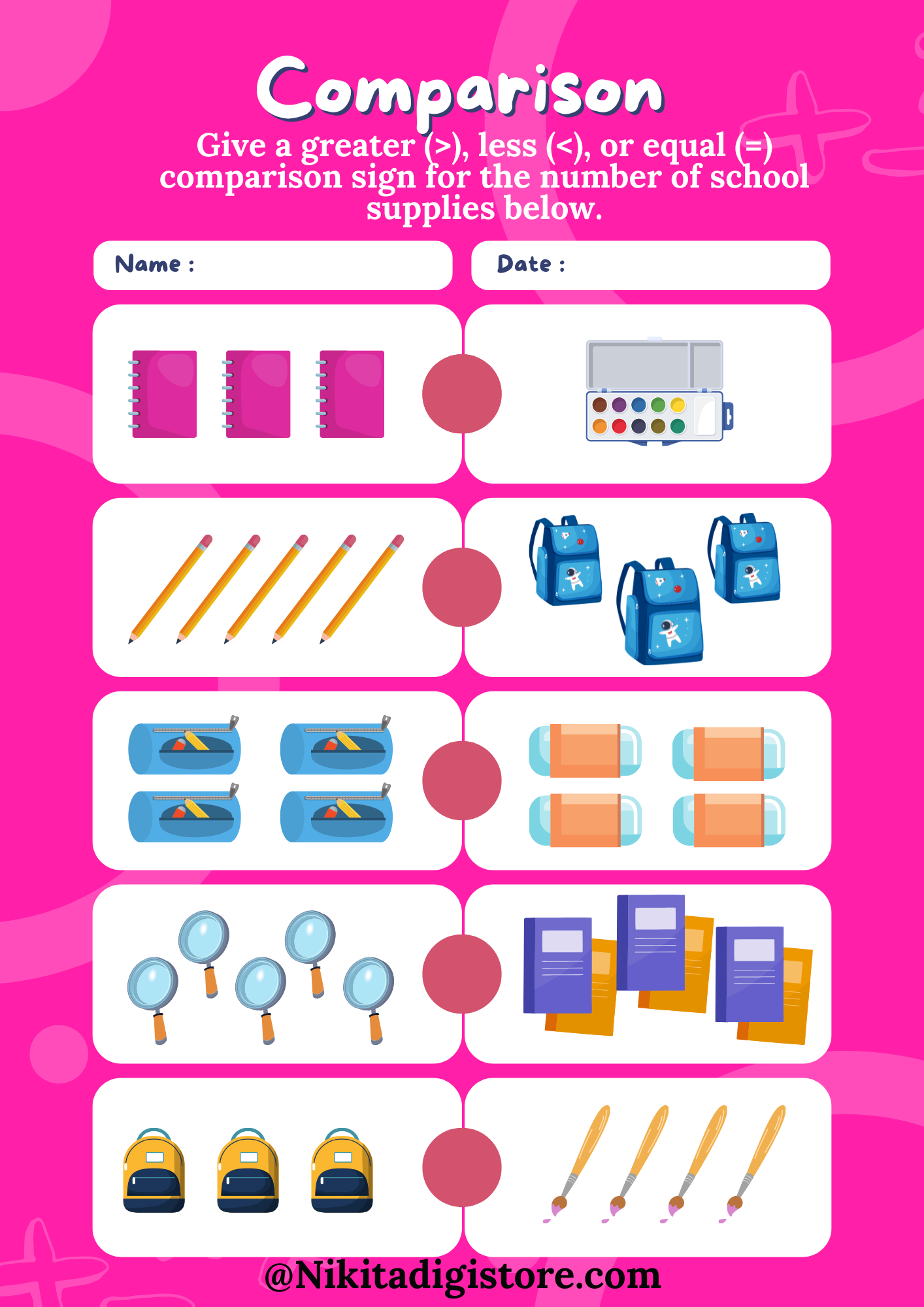 Back-to-School Maths Worksheets