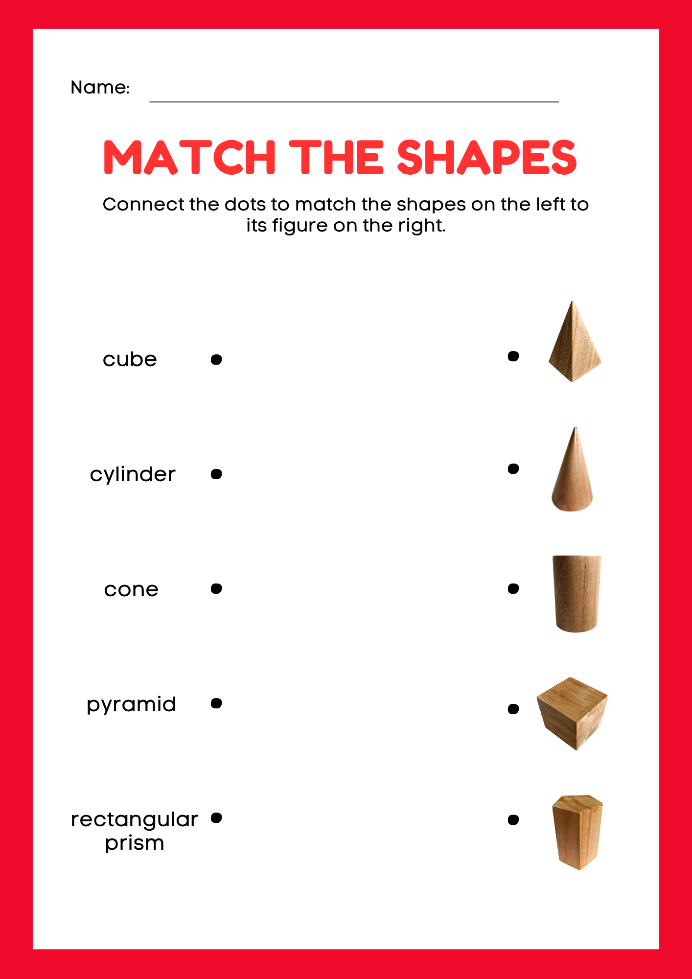 Shape Matching Worksheets Bundle – 28 Printable PDF Worksheets for Preschool & Kindergarten - Image 4