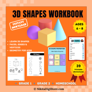 3D Shapes Workbook