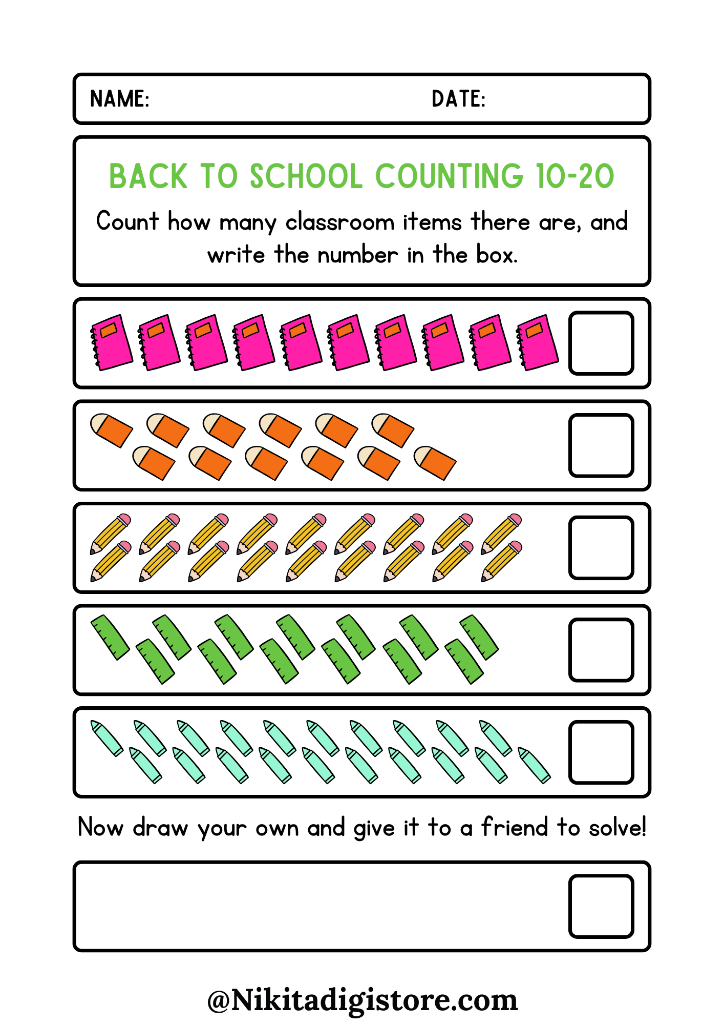 Back-to-School Maths Worksheets