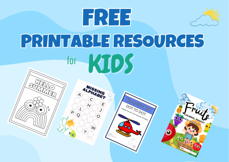 Free Printable Resources for Kids