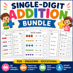 Single-Digit Addition Bundle