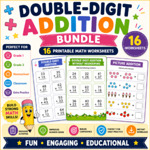 Double-Digit Addition Bundle