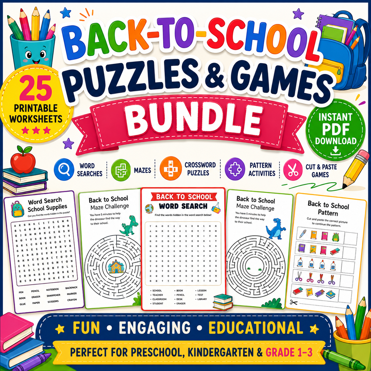 Back-to-School Puzzles