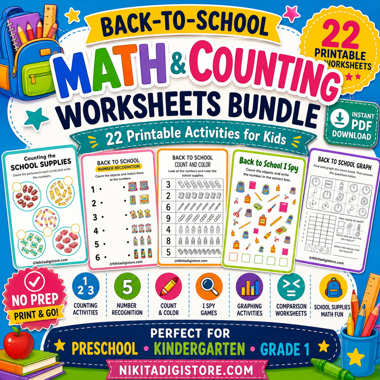 Back-to-School Maths Worksheets