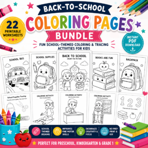 Back-to-School Coloring Pages