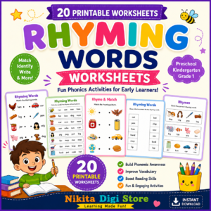 Rhyming Words Worksheets