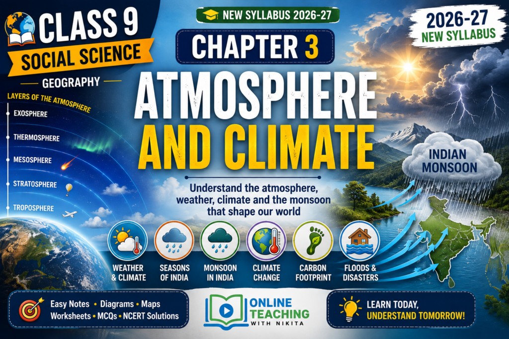 Class 9 Social Science Chapter 3: Atmosphere and Climate | 2026–27