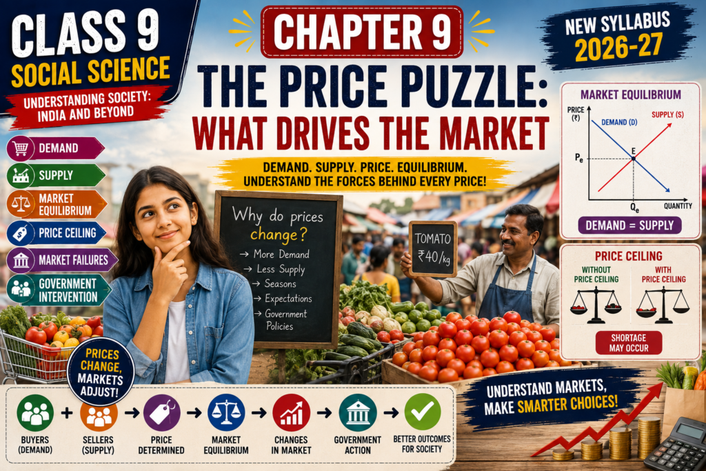 Class 9 Social Science Chapter 9 The Price Puzzle What Drives the Market Notes and Resources