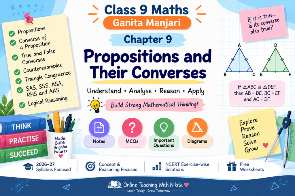 Class 9 Maths Ganita Manjari Chapter 9