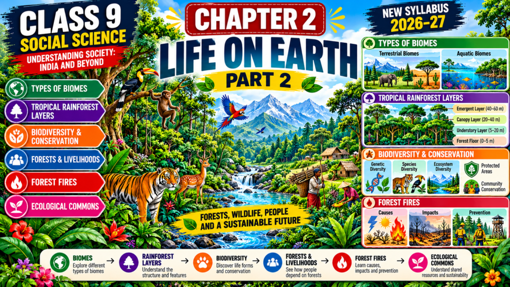 Class 9 Social Science – Chapter 2: Life on Earth