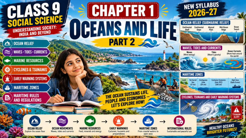 Class 9 Social Science Chapter 1 Oceans and Life Part 2