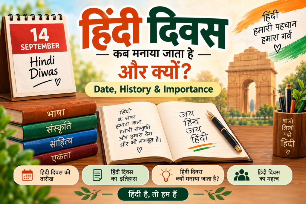 Hindi Diwas Kab Manaya Jata Hai Aur Kyon
