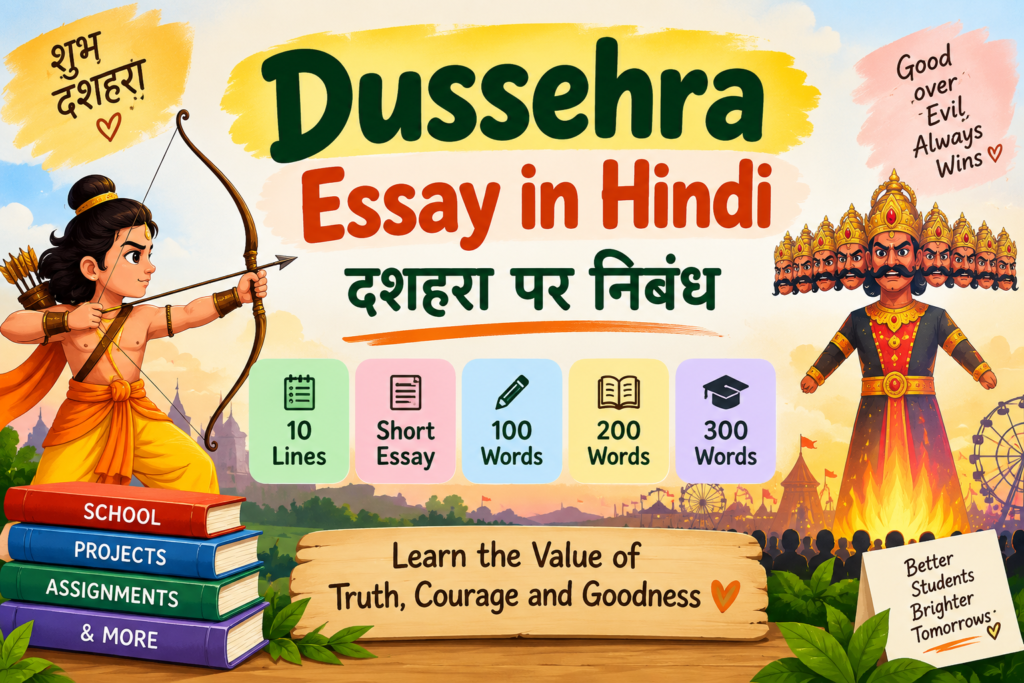 Dussehra Essay in Hindi